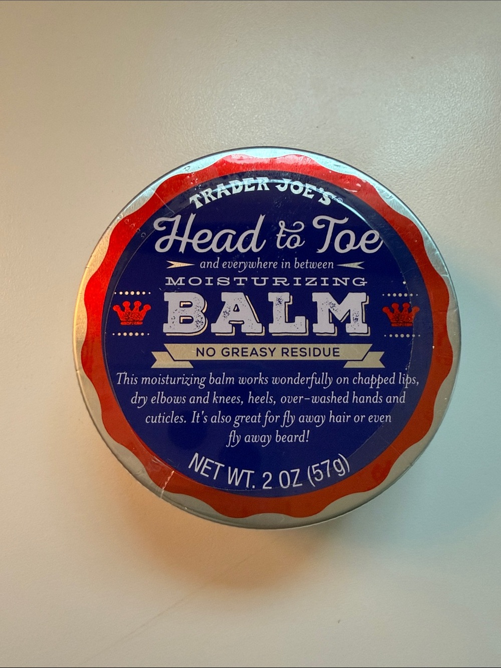 Sealed - Trader Joe's Head to Toe Moisturizing Balm - no greasy residue 2 oz